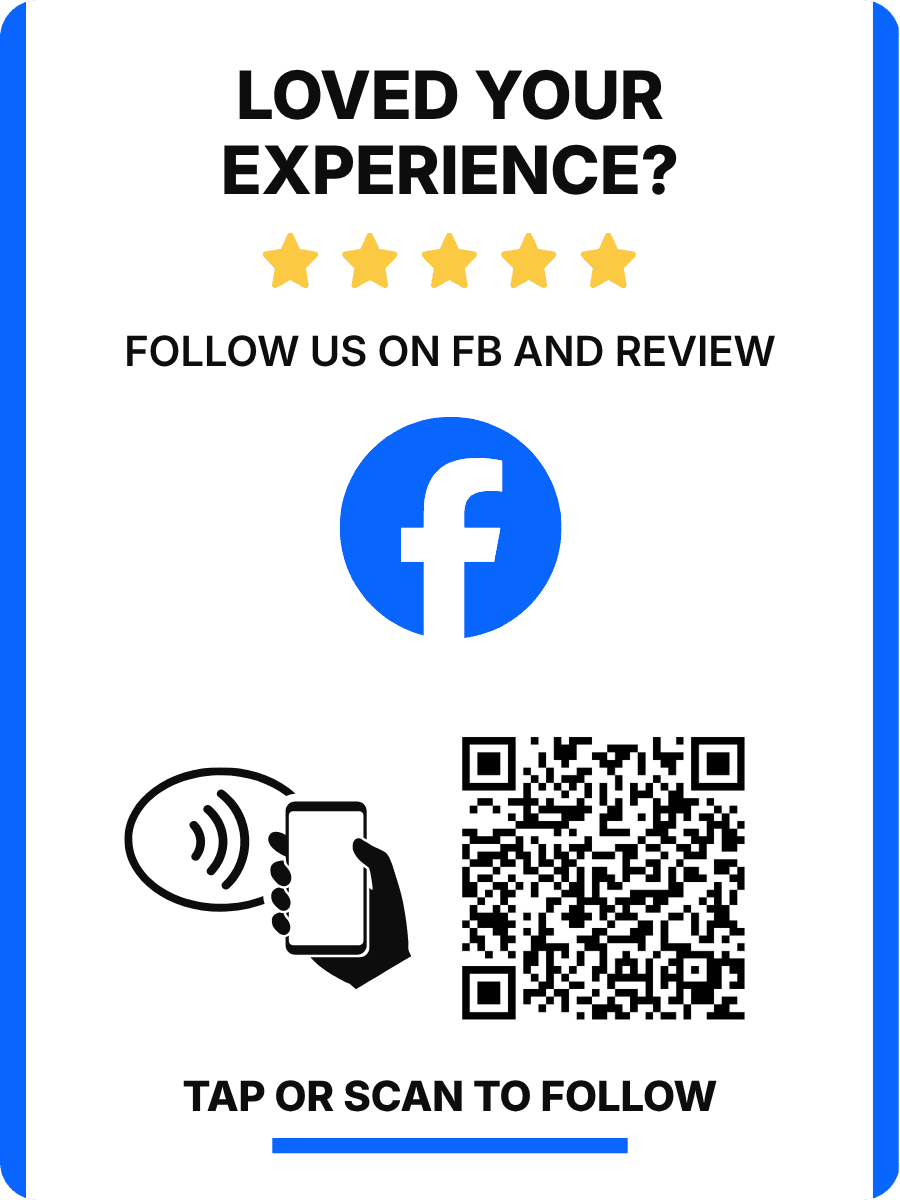 Facebook tap card